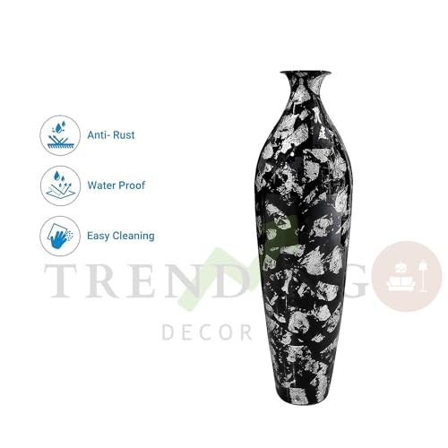 TRENDING DECOR Metal Flower Vase for Home Decor Office Living Room Corner Decoration- 24 inches (DS9) - Image 4