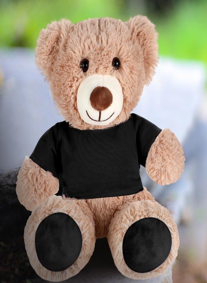 RoundFunny Bear Tee Shirt Fit Most Bear Clothes Stuffed Animal Clothes Shirt Basic Stuffed Bears Dolls Shirts(14-18inch,Black) - Image 5