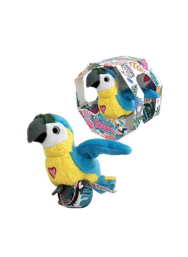 Kidzilla Blue Parrot – Interactive Talking Plush Bird Toy for Kids Repeats Words Sings and Flaps Wings Rechargeable Educational and Fun Gift - Image 1