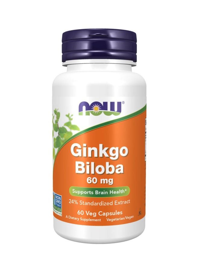 Now Foods Ginkgo Biloba Dietary Supplement - Image 1