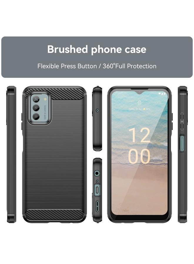 erorex Case For Nokia G42 Carbon Fiber Brushed Texture TPU Phone Case - Image 2
