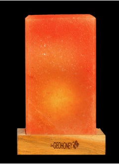 GEOHONEY Geohoney - Himalayan Salt Lamp Rectangular Cube Shape (Plain)  - Image 4