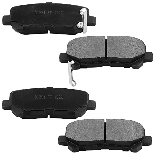 Geekstop Rear Ceramic Brake Pads for 2009 2010 2011 2012 2013 2014 2015 Honda Pilot, 2011-2017 Honda Odyssey, 2007-2013 Acura MDX, 2010-2013 Acura ZDX Rear Brake Pads Set - Image 4