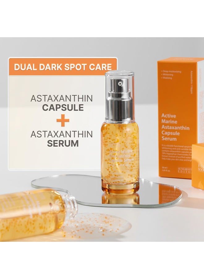 SUNGBOON EDITOR Active Marine Astaxanthin Serum | Niacinamide, Tranexamic Acid, Hyaluronic Acid, Hydrating Serum for Even Skin Tone, Korean Skin Care, 30ml,1.01 fl.oz. - Image 2