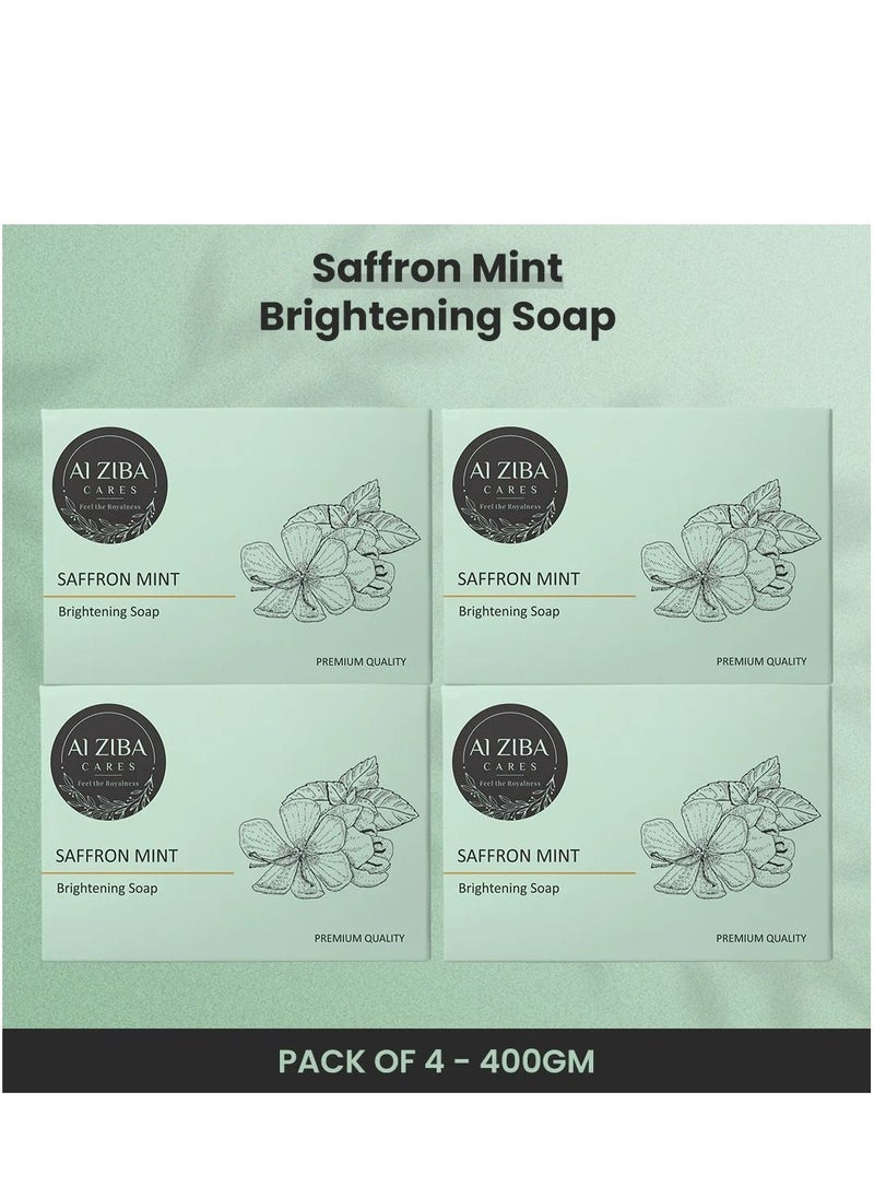 Saffron Mint Brightening Soap - 100 grams X 4 PC - pzsku/Z88DBD75893E8CA23CF62Z/45/_/1692455925/cac92af9-537a-4938-980e-75c190d1b4d5