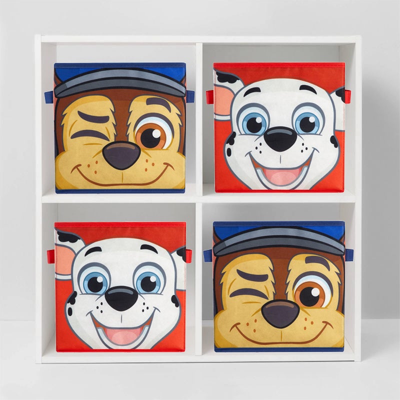 Idea Nuova Paw Patrol Collapsible Storage Cubes, Set of 2, 10"x10" - Image 5