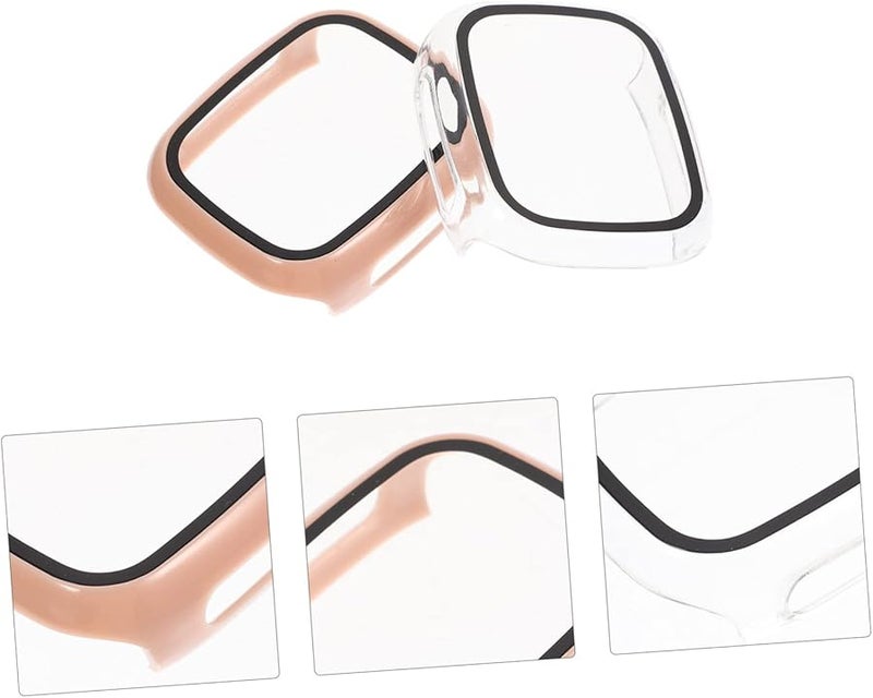 2pcs Multi Color Watch Protective Cover with Tempered Film PC Material for Xplora Play Transparent Durable Easy to Install - Image 4