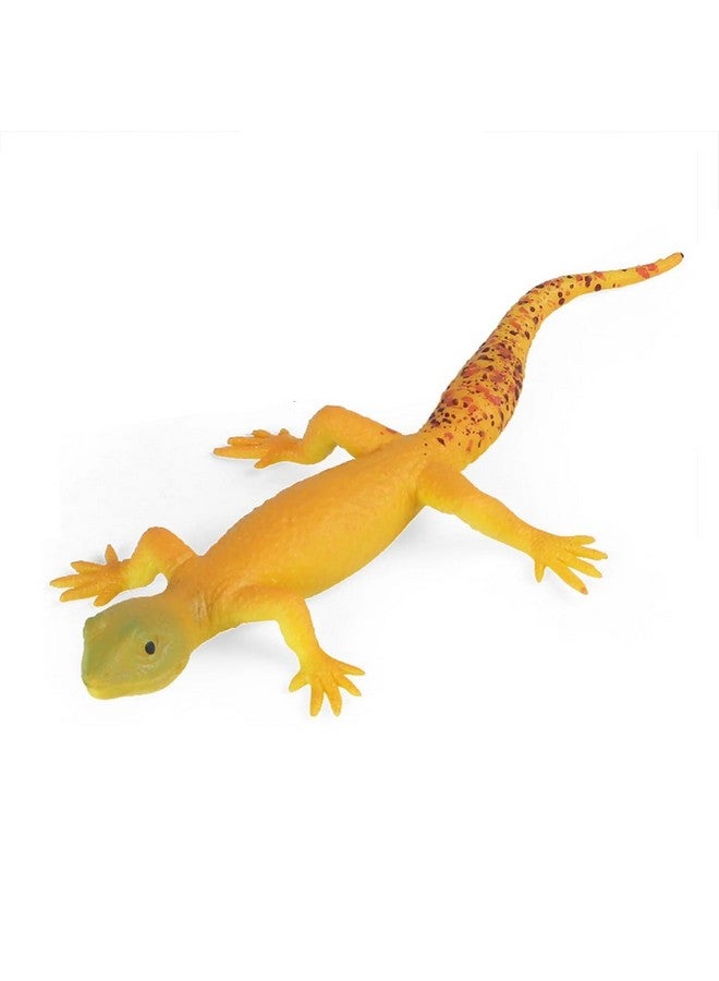 SUPER TOY Reptile Toy for Kids Realistic Gecko Lizard Figurine Rubber Animal Cold Blooded Lifelike Soft Prank Toys Educational Gift Boys Girls