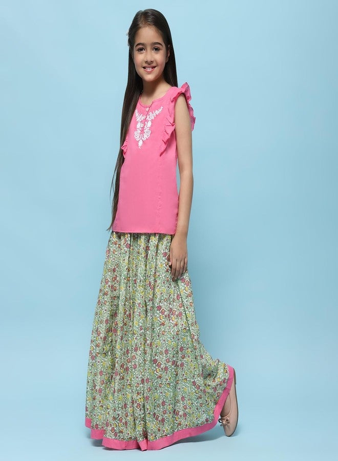 Biba GIRLS PRINTED STRAIGHT KID(KWSUMMER BREEZE2674E_MULTI_15) - Image 2