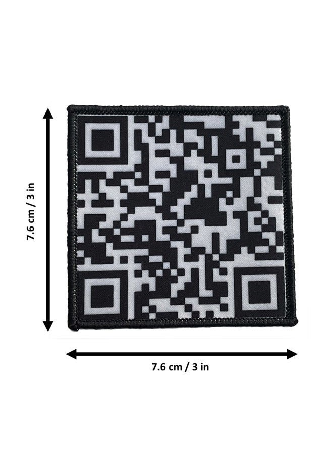 FILSEF Rick Roll Morale Patch, Rectangular Meme Patches for Backpacks, Military Hook and Loop, Murph, Tactical Veteran Owned - Image 2