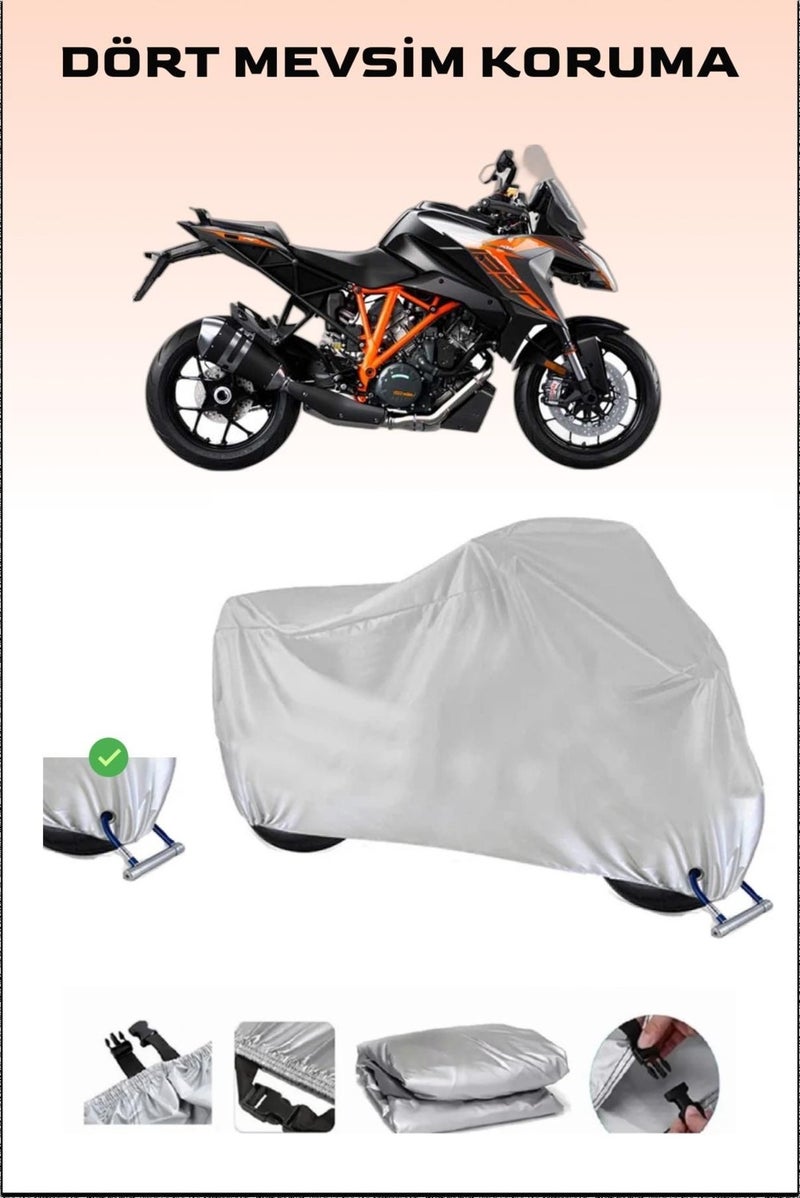 Breen Ktm 1290 Super Duke GT Lock Compatible Motorcycle Tarpaulin, Safe, Waterproof Durable Fabric - Image 1