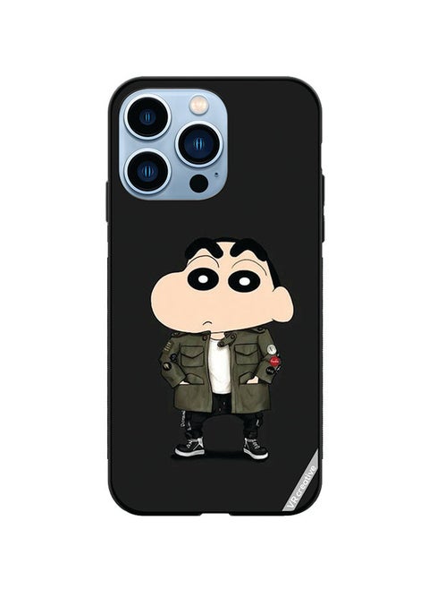 Protective Case Cover For Apple iPhone 14 Pro Shinchan Design Multicolour