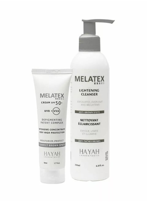 Melatex Box SPF Cream + Melatex cleanser