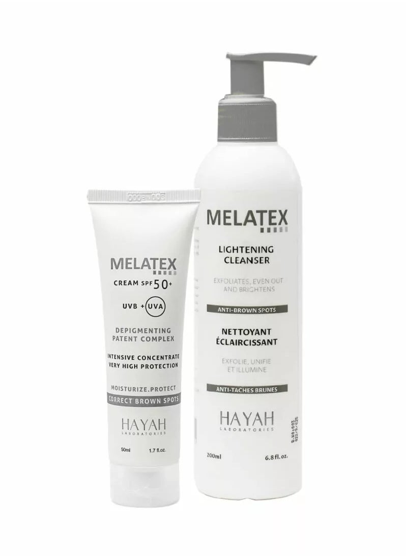 Hayah Laboratories - Melatex Box SPF Cream + Melatex cleanser - Image 1