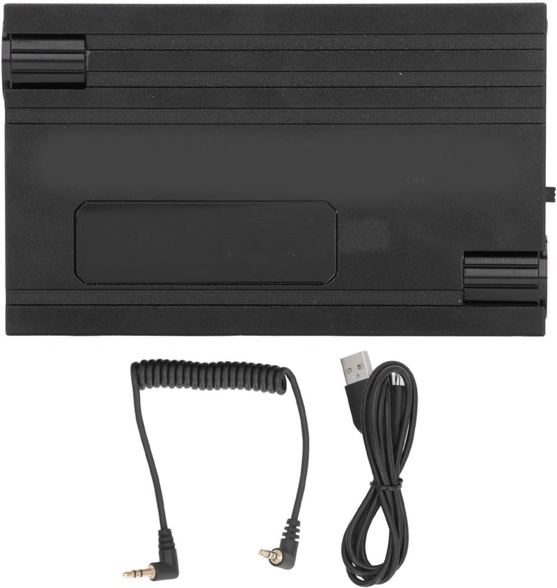 Subwoofer Headphone Amplifier Aluminum Alloy Bass Headphone Sound Amplifier with Sound Cable for Phones and Laptops - Image 1