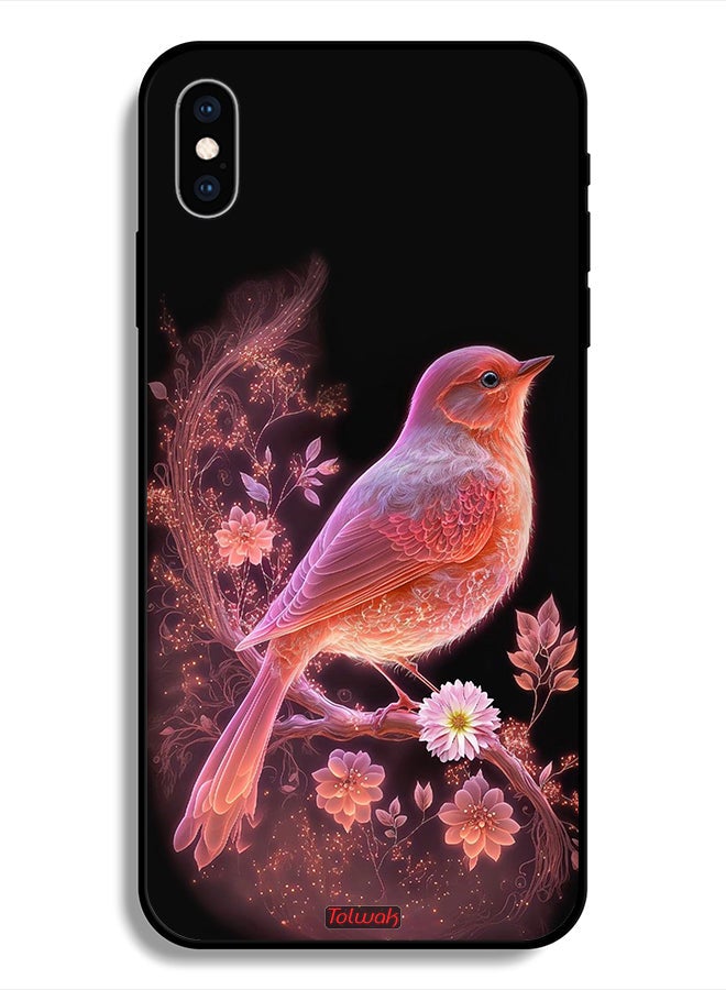 Tolwak Protective Case For Apple iPhone X Cute Bird Art - Image 1