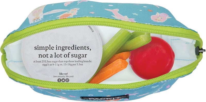 Pac-Kit Freezable Snack Bag, Mermaids, Built with EcoFreeze Technology, Foldable, Reusable, Zip Closure Locks in Cool Dry Air, for all Ages, and Fresh Snacks On the Go - Image 4