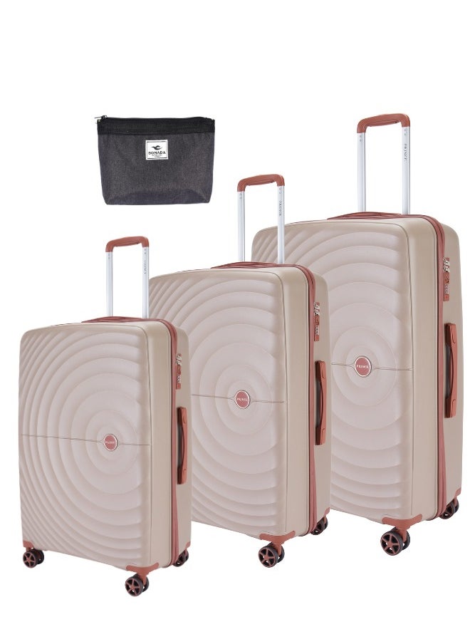 Luggage Set of 3 Unbreakable Luggage with 4 Spinner Wheels, Luggage for Travel Light Weight Anti-Theft Lock ,Size 20 24 28 Inch 