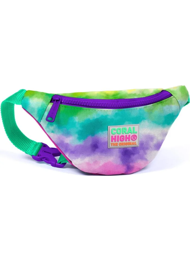 CORAL HIGH Kids Colorful Batik Patterned Waist Bag 12611