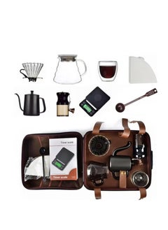 Generic 9-Piece V60 Pour Over Coffee Maker Set Coffee Kettle Scale, Coffee Dripper All in 1 Traveling Camping Manual Coffee Kit Coffee Gift Set  - Image 2