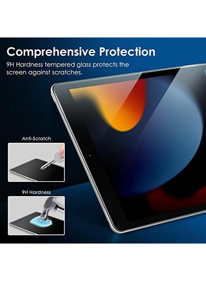 جي تيك واقي شاشة مثبت بلمسة واحدة لجهاز Ipad 10.2 بوصة 9Th 8Th 7Th Generation 2021 2020 2019 طبقة من الزجاج المقسى مع مجموعة أدوات المحاذاة التلقائية عالية الدقة شفافة - Image 4