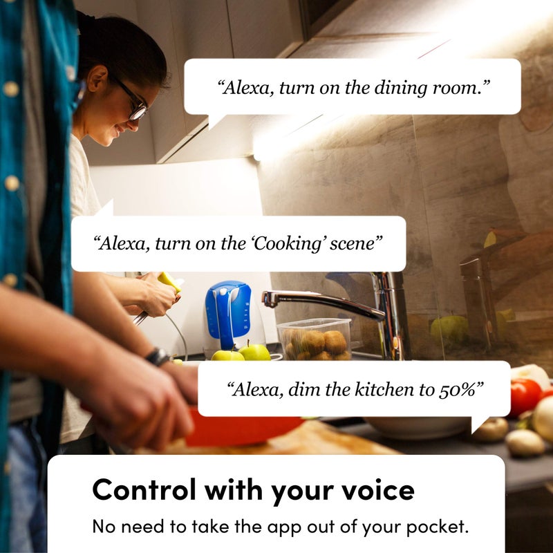 LIFX Lightstrip Color Zones, Wi-Fi Smart LED Light Strip, Full Color with Polychrome Technology™, No Bridge Required, Works with Alexa, Hey Google, HomeKit and Siri, 80" Kit - Image 4