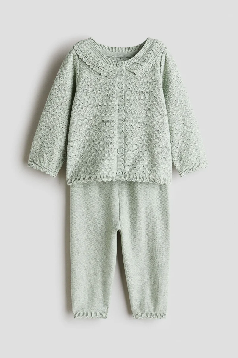 H&M 2-piece cotton-knit set