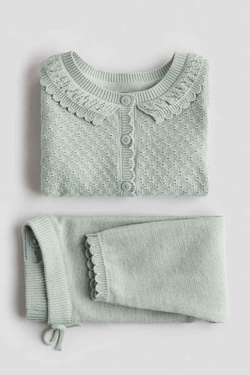H&M 2-piece cotton-knit set
