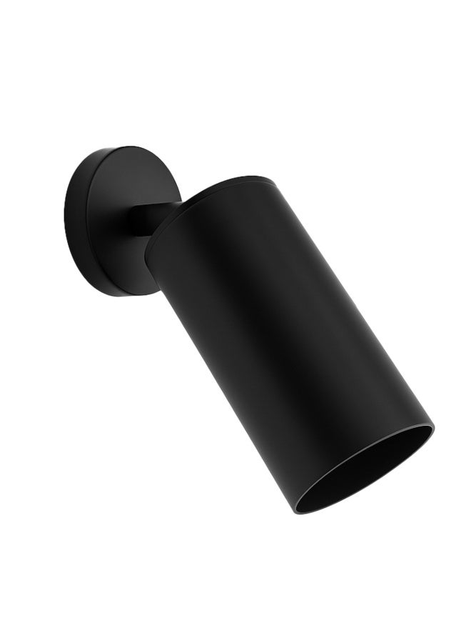 ALFRIDAY Modern Adjustable GU10 Wall Spotlight – Matte Black, Cylinder, Indoor Accent Light - Image 1
