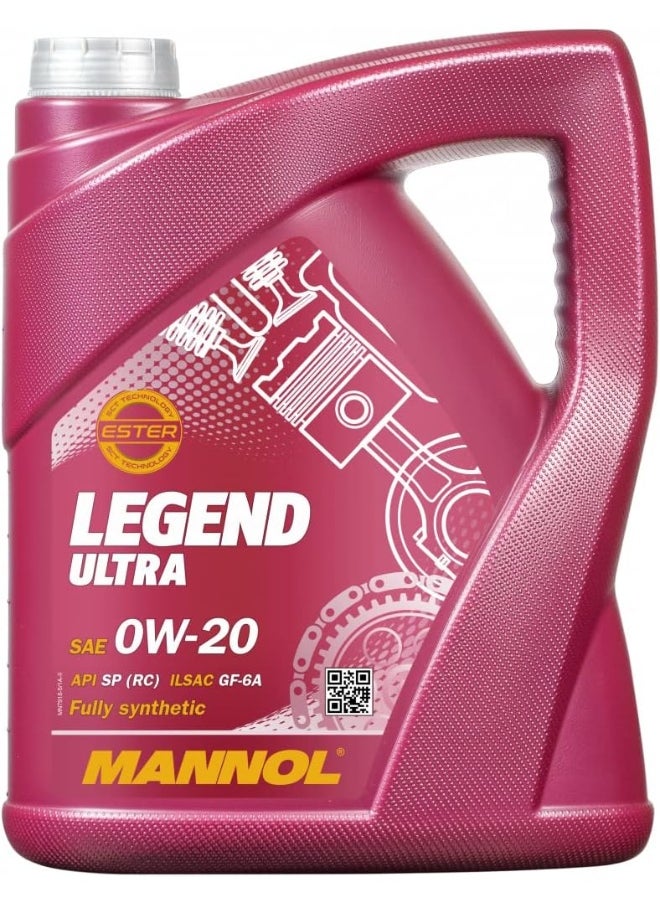 MANNOL Engine Oil (7918 Legend Ultra 0W20 4 Ltr)  - Image 1