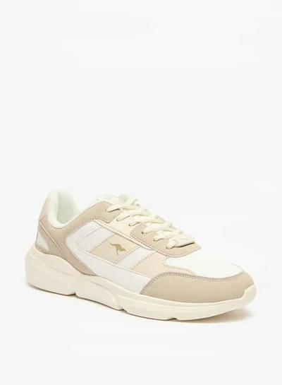 kangaROOS KangaROOS Men's Panelled Sports Shoes with Lace-Up Closure