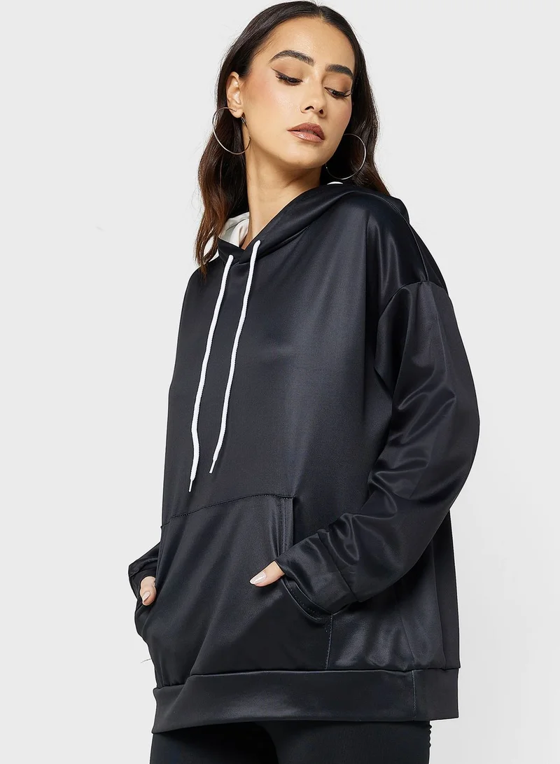 Ginger Back Print Hooded Sweatshirt