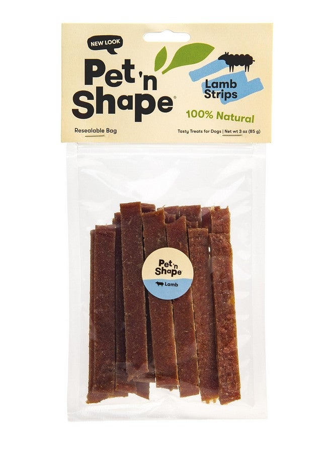Pet 'n Shape Lamb Jerky Dog Treats  3 Ounce - Image 1