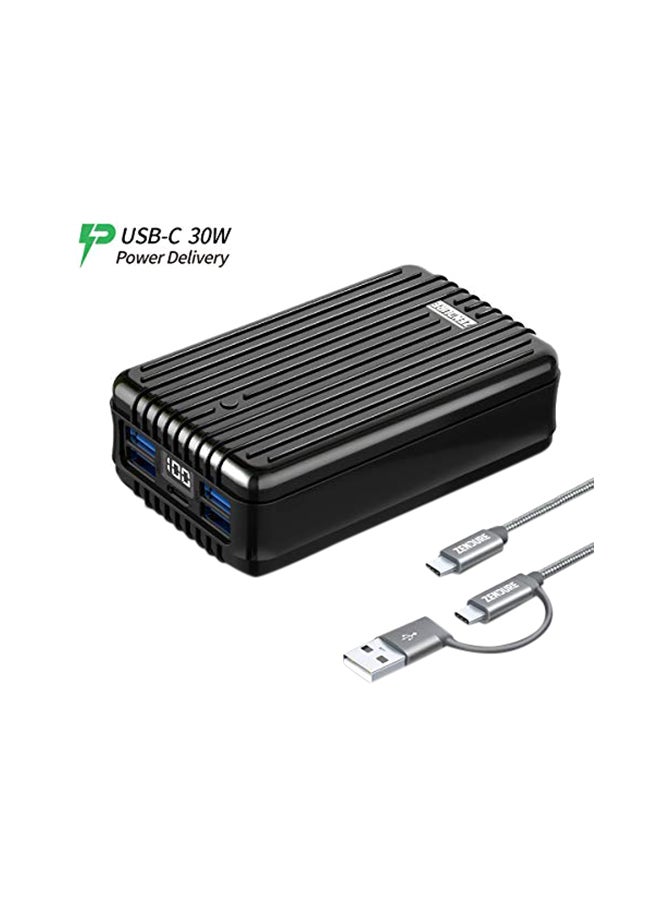 ZENDURE 26800 mAh 26800mAh External Battery With USB Power Bank Black - Image 1