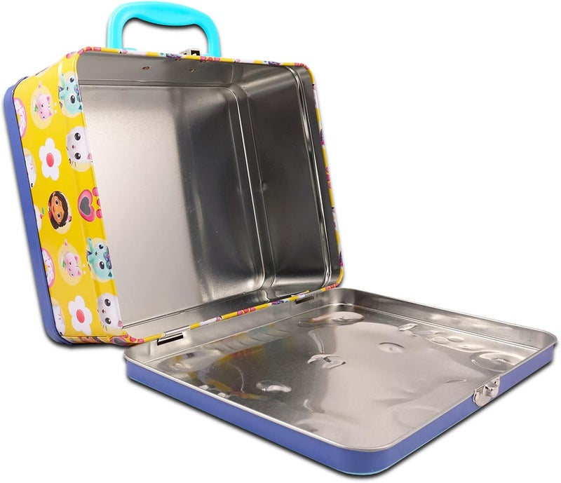 DreamWorks Gabbys Dollhouse Lunch Box  Puzzle Set  Tin Lunch Box 24Piece Puzzle Stickers Door Hanger - Image 3