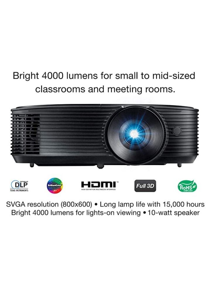 Optoma - Optoma S336 UK DLP Projector Resolution SVGA 800x600 Brightness 4,000 Lumens - Image 1
