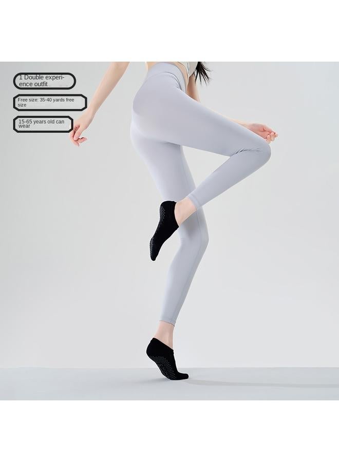 Bluejw Indoor Yoga Socks Non-slip Professional Women's 2024 New Pressure Sports Boat Socks Autumn And Winter Fitness Pilates Socks - Image 1