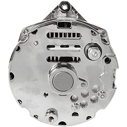 DB Electrical مولد كهربائي Db Electrical Adr0336-C كروم لشيفروليه جنرال موتورز 110 أمبير 3 أسلاك إعداد 65، 67-85، Bbc Sbc شيفي مولد 110 أمبير 3 أسلاك Ho، قطع منخفض للدخول لمعدل شحن أعلى - Image 4