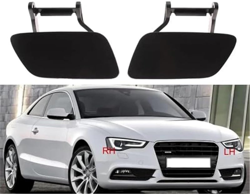 QASULER Headlight Washer Cover Caps for A5/S5 - Image 3