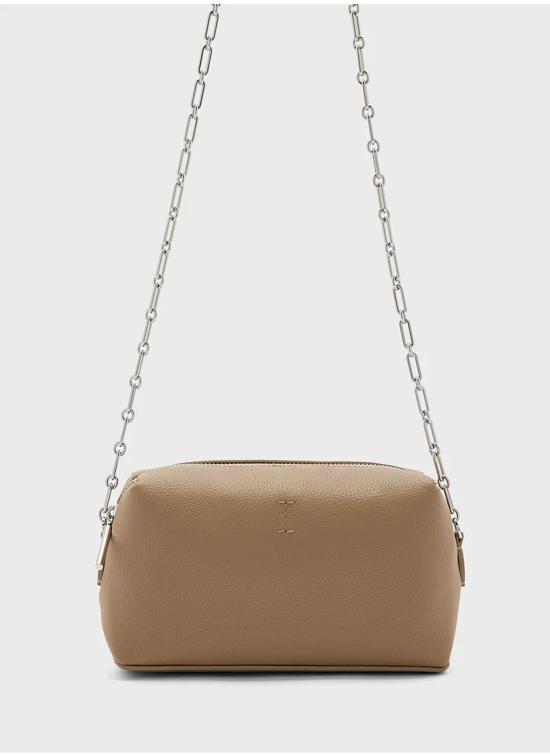 CALVIN KLEIN Plaque Detailed  Crossbody