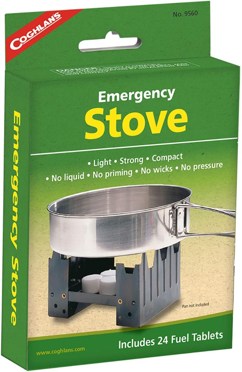 Coghlan's Emergency Stove - Lightweight and Portable Camping Stove with 24 Fuel Tablets - Image 1