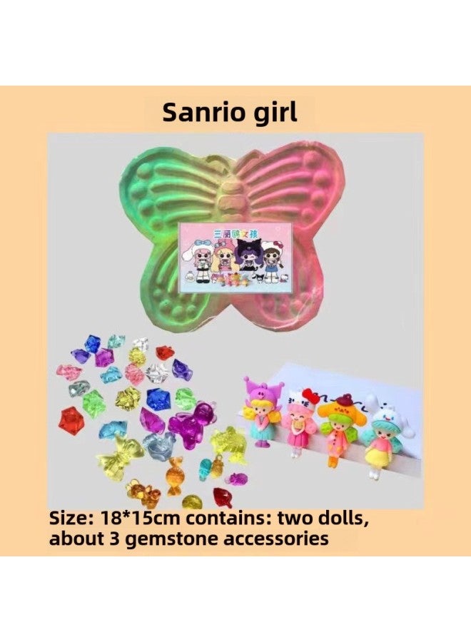 Children's Archaeological Treasure Digging Toys Educational Digging Archaeological Gems Handmade Creative Stall Diy Toys For Boys And Girls-Color:Sanrio Girl - Image 1