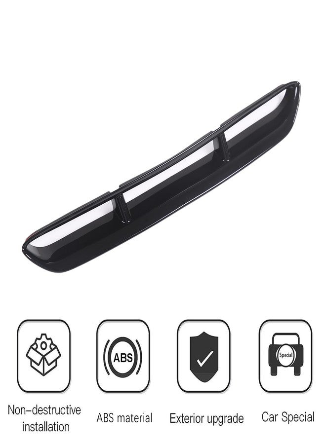 PIUGILH غطاء فتحة تهوية غطاء المحرك الأمامي من PIUGILH متوافق مع كورفيت C6 Z06 ZR1 2005-2013، غطاء فتحة تهوية غطاء المحرك (أسود لامع) - Image 3