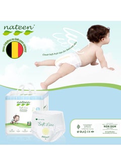 nateen Nateen Soft Line Baby Pants Diapers ,Size 5 (12-17kg), X-Large Baby Pull Ups,18 Count Diaper Pants,Super Soft and Breathable Baby Diapers Pants.  - Image 3