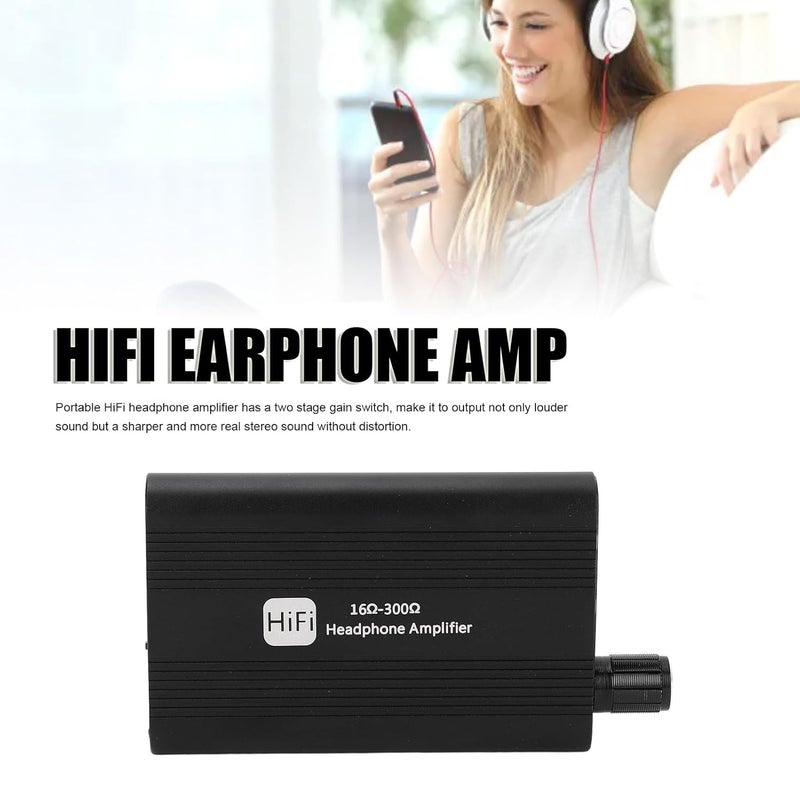 Cost effective upgraded craftsmanship Portable HiFi Headphone Amplifier, Volume Adjustment, 3.5mm Earphone AMP for Music Player, MP3, MP4, Phone,1500mAh rechargeable UV resistant - Image 2