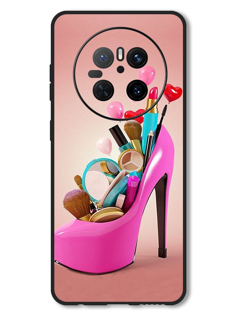 Theodor Case Compatible with Huawei Mate 70 Protection Shockproof Bumper Cover Shoe With Makeup Items - Image 1