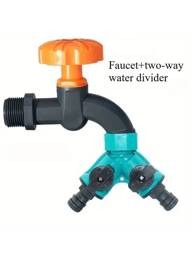 1 2 Inch Heavy Duty Rain Barrel Ball Valve with Stainless Steel Filter Spigot Sillcock A - Image 5