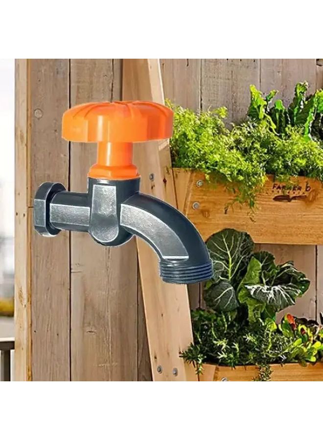 1 2 Inch Heavy Duty Rain Barrel Ball Valve with Stainless Steel Filter Spigot Sillcock A - Image 2