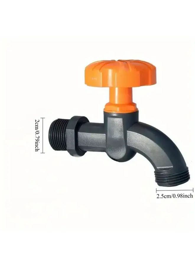 1 2 Inch Heavy Duty Rain Barrel Ball Valve with Stainless Steel Filter Spigot Sillcock A - Image 4