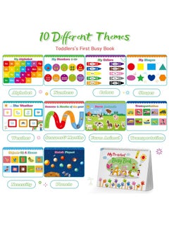 Y&D Busy Board Activity Books Toddler Toys for 1 2 3 4 Year Old Boys Girls,Busy Book Montessori 1-4 Girls Gifts Age 2-4 Preschool Learning  - Image 2